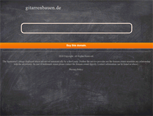 Tablet Screenshot of gitarrenbauen.de